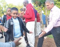 Students receive warm welcome at school