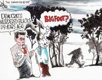 Political Cartoon: Bigfoot?