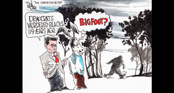 Political Cartoon: Bigfoot?