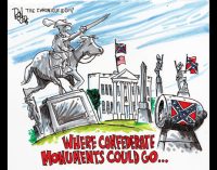 Editorial Cartoon: Confederate Momuments