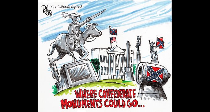 Editorial Cartoon: Confederate Momuments