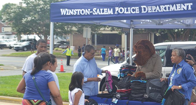 Local police host school supply giveaway