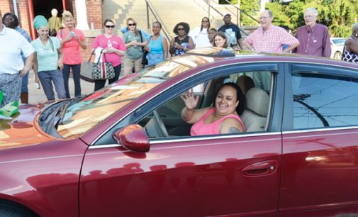 Back in the driver’s seat: Local woman gets car though Wheels4Hope