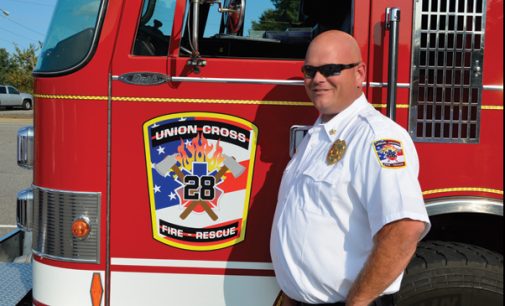 N.C. Insurance commissioner recognize fire departments