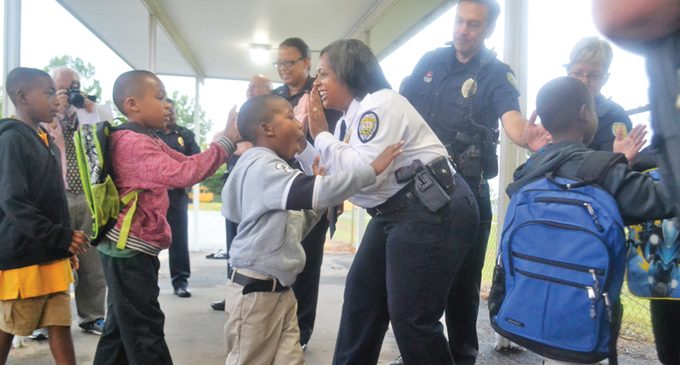 New police chief launches High Five Fridays