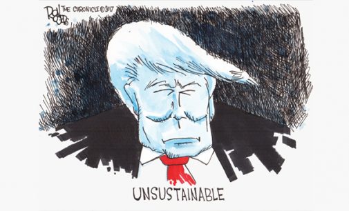 Editorial Cartoon: Unsustainable