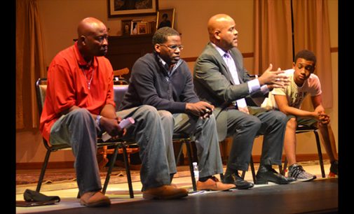 Play provides opportunity for talk about manhood