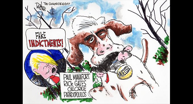 Editorial Cartoon: Mueller catch