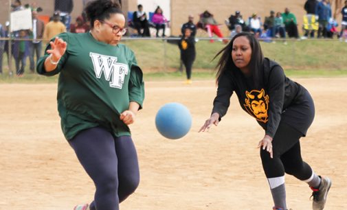 1st Elite 8 kickball game filled with thrills and spills