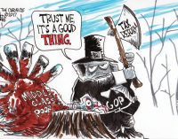 Political Cartoon: Tax reform