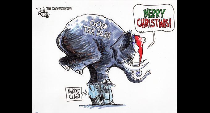 Editorial Cartoon: Holiday Tax Bill
