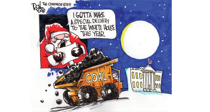 Editorial Cartoon: Coal for Christmas | WS Chronicle