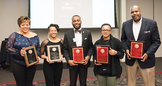 WSSU, Wake Forest honor several with awards
