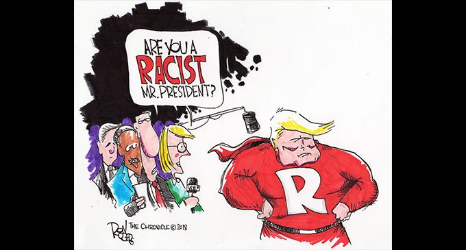 Editorial Cartoon: Racist?