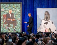 Obama jokes he failed to get artist to give him smaller ears