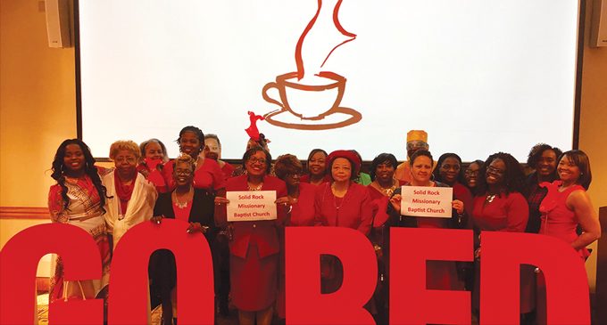 Solid Rock participates in Red Dress Tea