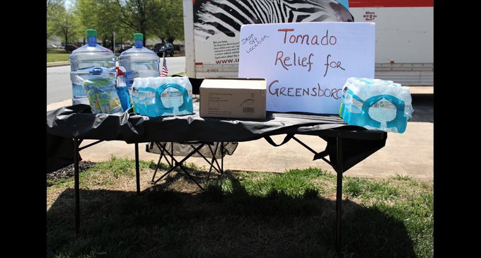 Many lend hand to tornado victims in Greensboro