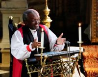 Fiery bishop at royal wedding served in W-S