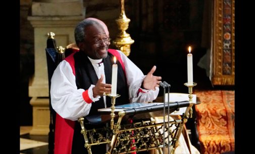 Fiery bishop at royal wedding served in W-S