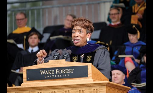 Speaker tells grads to be courageous about diversity