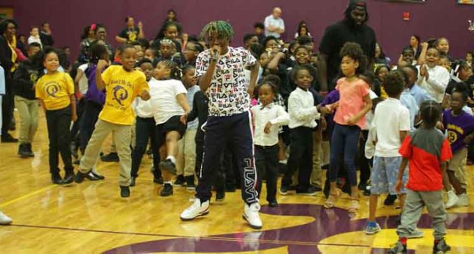 Winston native who won rap contest performs at Quality Education Academy