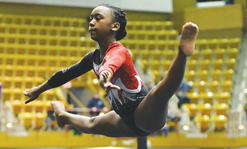 Young gymnast eyes future Olympic games