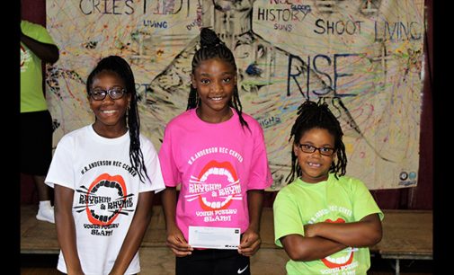 Poetry slam contest draws youth to rec center
