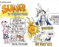 Editorial Cartoon: Summer in Winston-Salem