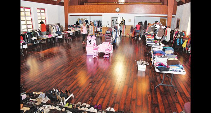 Church ministry holds clothing giveaway for community