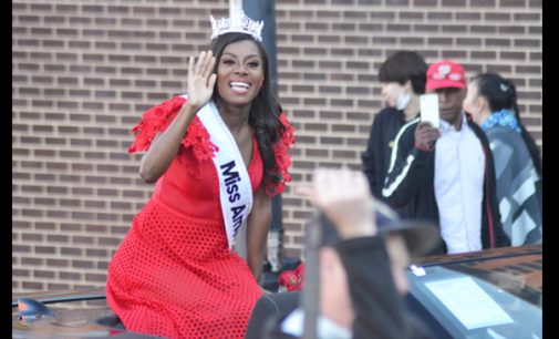 City honors Miss America