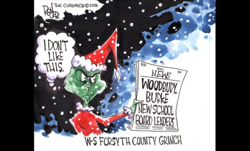 Editorial Cartoon: W-S Forsyth County Grinch
