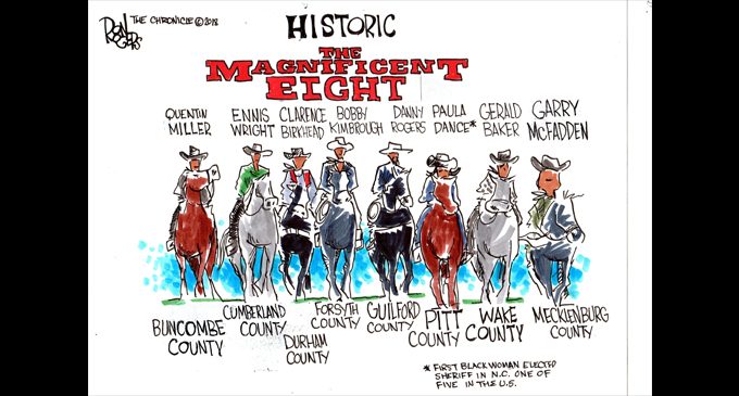 Editorial Cartoon: The Magnificent Eight