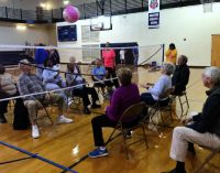 Chair volleyball exploding as seniors’ newest sport