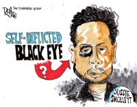 Editorial Cartoon: Self-Inflicted Black Eye