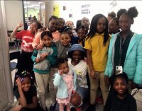 President of Young Democrats connects with local students