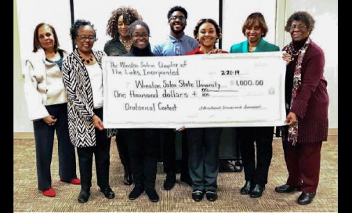 The Winston-Salem Chapter of The Links Incorporated sponsors oratorical contest