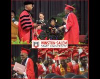 WSSU honors 1949 grad during commencement ceremony