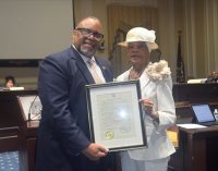 Sen. Lowe honors Mayor Pro Tempore Vivian Burke for service