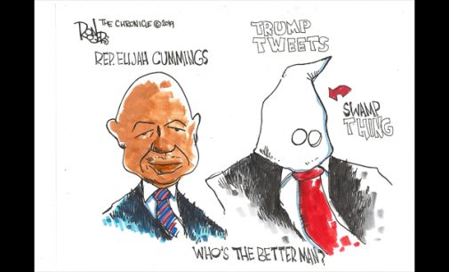 Editorial Cartoon: Racist Tweet