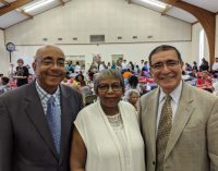 Three churches come together for spirited multicultural worship