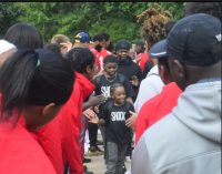 WSSU athletes, local business professionals and others welcome students at Ashley