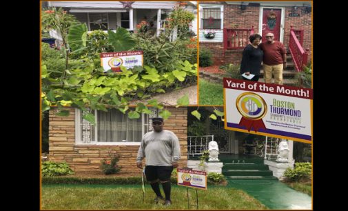 Yard of the Month project instills pride in Boston-Thurmond neighborhood