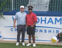 Young golfer gets his chance to play at pro tournament