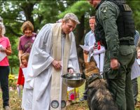Special Blessing of the Animals held for police, sheriff K-9 units