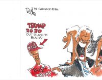 Editorial Cartoon: Trump Black Outreach