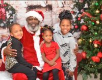 Black Santa comes to town