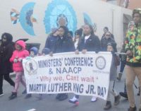 Dozens participate in march  honoring Martin Luther King Jr. 