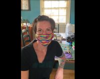 Local women work to unite local sewers to make medical masks