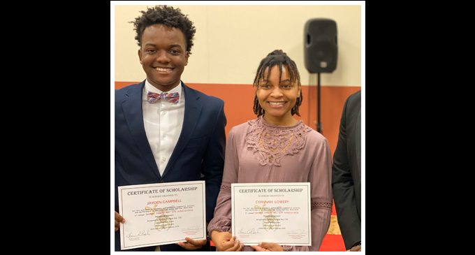 Prince Hall Shriners of Sethos Temple No. 170 awards scholarships to local seniors