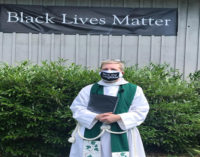 Local church raises Black Lives Matter banner